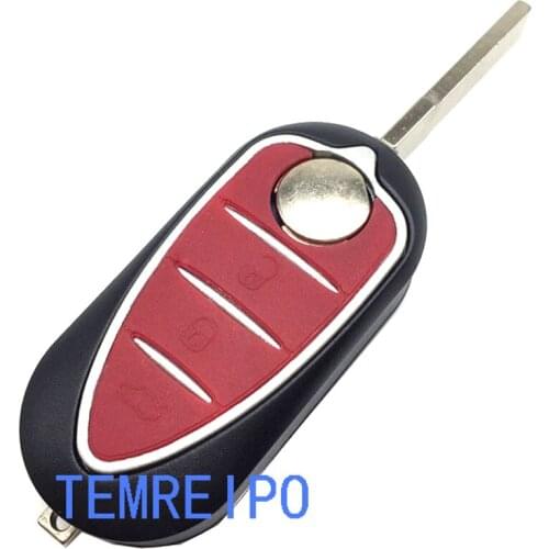 5pcs/lot Replacement Keyless Entry Case Folding Flip Remote Key Shell for Al-fa Romeo Mito Giulietta 159 GTA