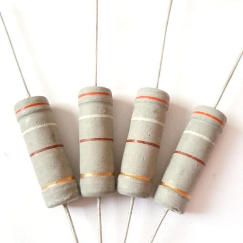 5w 390 ohm 390R ohm 100% Original New Fixed Resistor Metal Oxide Film Resistors Resistance +/- 5% (100pcs)