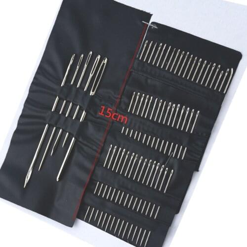 55Pcs/Set Stainless Steel Sewing Needles Sewing Pins Set for Home DIY Crafts Household Different Sizes Sewing accessories