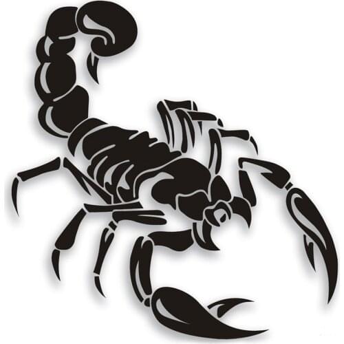 Car Sticker Car Bonnet Side Stripes Animal Sticker3D Scorpions Body Trucks Window Waterproof Car Auto Decal PVC,30cm*12cm