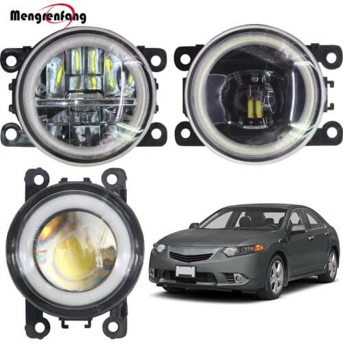 2 Pieces Car LED Fog Light Halo Ring Angel Eye DRL Daytime Running Light H11 12V For Acura TSX 2011 2012 2013 2014