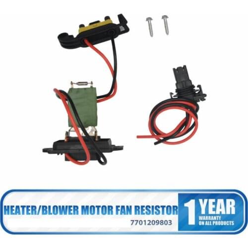 Car Heater Motor Fan Blower Resistor for 770120980 For Renault Renault Clio MK3 Modus