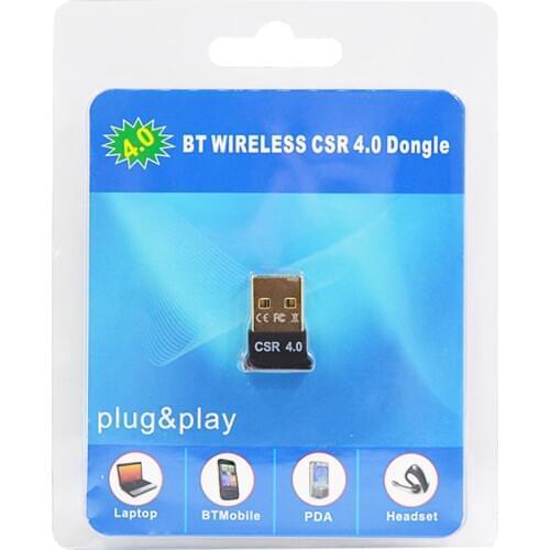 CHIPAL CSR 4.0 USB Bluetooth-enabled Dongle Dual Mode Adapter Speaker Music Receiver Dongle For Wireless Transmitter Devices