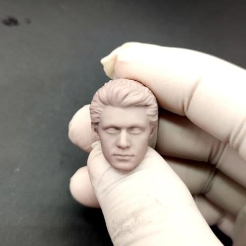 Blank 1/12 Scale Game Peter Parker Head Sculpt Unpainted Fit 6" ML Figure