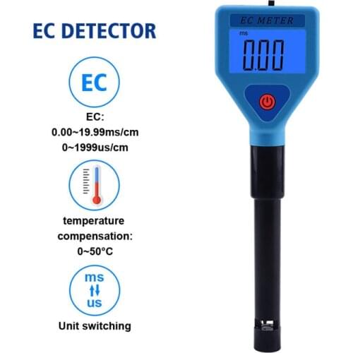 Free Shipping EC Meter Digital Water Quality Monitor Tester Water Analyzer for Pools Drinking Water Aquariums Analyzer