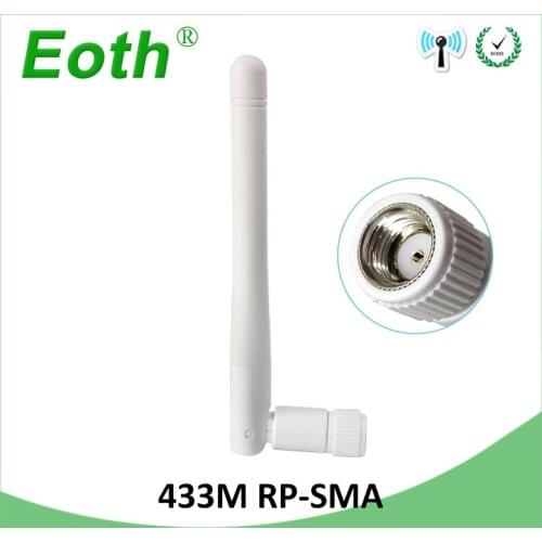 250pcs 433MHz antenna 3dBi RP-SMA Connector antenne 433 mhz waterproof directional antena wireless Lorawan antennas watermeter