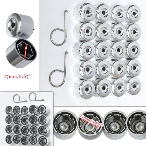 1 Set 17mm Chrome Wheel Lock Nut Aluminum Alloy Wheel Hub Find Nut Big Bolt Cover Suitable For Volkswagen/Golf/Passat/Polo Cover
