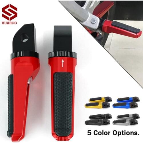 Motorcycle Foot Pegs Pedals for Triumph Street Triple / R 2008-2019 STREET CUP TRIPLE S/RS TWIN CNC Rear Passenger Footpegs