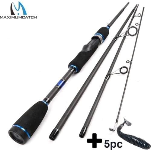 Maximumcatch Spinning Fishing Rod 2.0m-2.7m 4pc Lure Weight 5-15g/10-30g/15-40g/20-50g Fast Action Spinning Rod