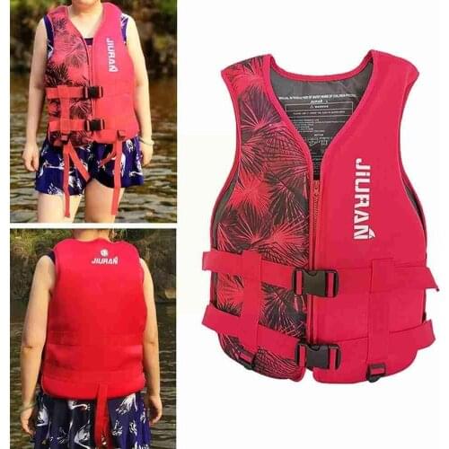 Neoprene Adults Life Jacket Safety Life Vest 20Kg-120Kg Accessories Fishing Boating Water Available Swimming Vest Sports Su P4N3