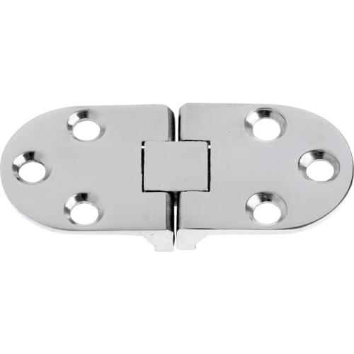Durable Marine 316 Stainless Steel Flush Strap Hinge Door Hinge for Marine Fishing Boat Yacht RV Dinghy Home Desk Replacement