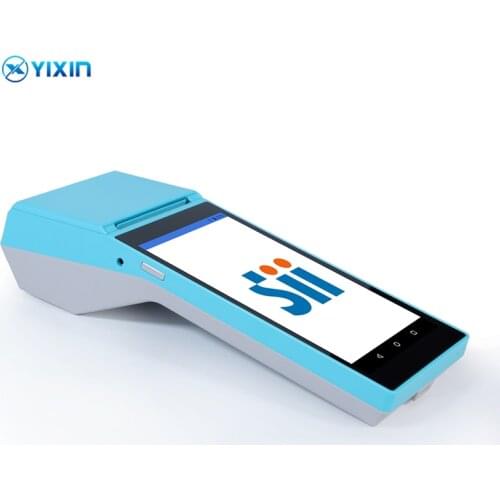 POS PDA Terminal Printer Free App Loyverse POS e-Boleta Android 8.1 Handheld Thermal Printer For Food Ordering Payment Machine