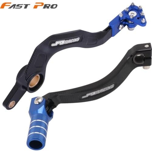 Motorcycle CNC Aluminum Shifter Shift Pedal Lever Rear Foot Brake Pedal Lever For YAMAHA YZ250F YZF250 2010 2011 2012 2013