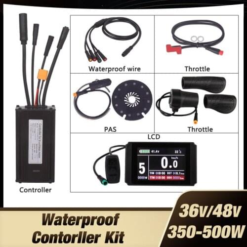 Waterproof Connector 500W 22A Controller LCD8H PAS Throttle Brake