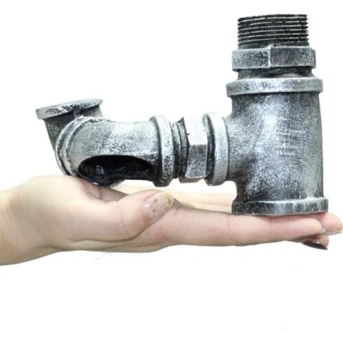 1pcs Mini Sewer Pipe Shape Aquarium Landscape Ornament Aquarius Decoration Accessories