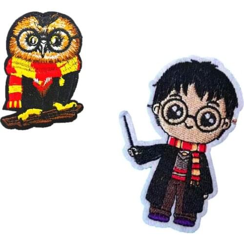 1 pcs Magic World Iron On Embroidered Patches Thermotolerant Applique Sticker Diy Appique Unisex Costume Patch