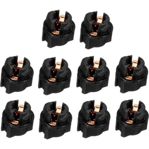 10 Pieces Instrument Panel Cluster Plug Lamp Dash Light T5 Twist lock Socket