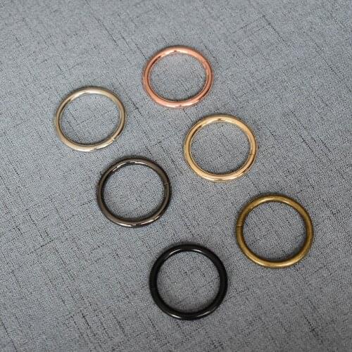50 Pcs/Lot 32mm Alloy O Ring Unwelded Key Ring Belt Strap Dog Chain Buckle Clip Trigger Bag Buckle Metal Accessories