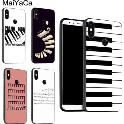 Piano Keys Music For POCO X3 F2 Case For Redmi Note 9 Pro 8 7 8T 9S 9A 9C For Mi Note 10 Lite 9T A3 Coque