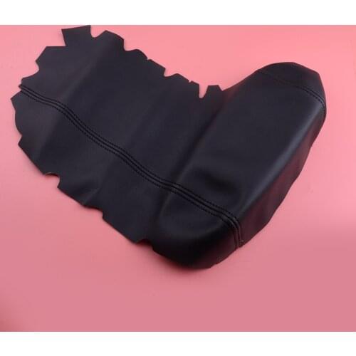 Black Front PU Car Center Console Lid Armrest Box Cover Fit for Lexus IS200T IS250 IS300 IS350 2014 2015 2016 2017