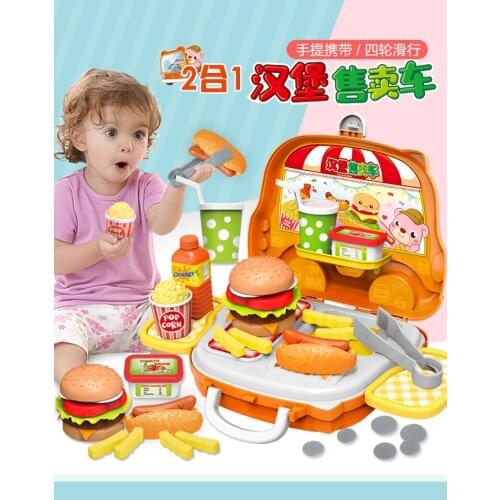 Children Simulation Kitchen Toys Kids Cooking Play House Kitchen Toy Set Educational Learning Utensilios De Cocina Toys BC50GJJ