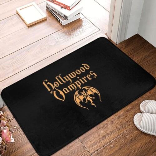 Hollywood Vampires Doormat Carpet Mat Rug Polyester Non-Slip Floor Decor Bath Bathroom Kitchen Living Room 40x60