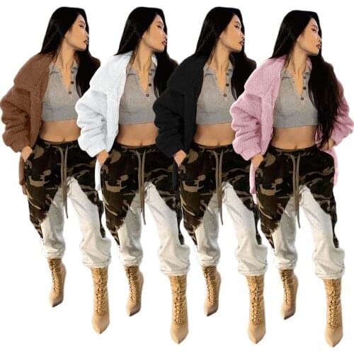 Hot sale in autumn and winter womens new square collar loose solid color plus size coat