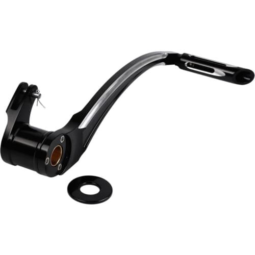 Motorcycle Black CNC Brake Arm Pedal Peg For Harley Touring Electra Road Street Glide 09-13