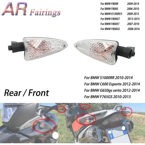 Motorcycle Front Rear Turn Signal Indicator Lamp Lightings For BMW For BMW S1000RR 2010-2014 C600 Sport G650GS Sertao 2012-2014