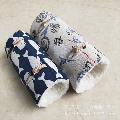 Hamster Tunnels Pet Hammock Cotton Mouse Ferrets Guinea Pig Cat Hanging Bed Hamster Accessories