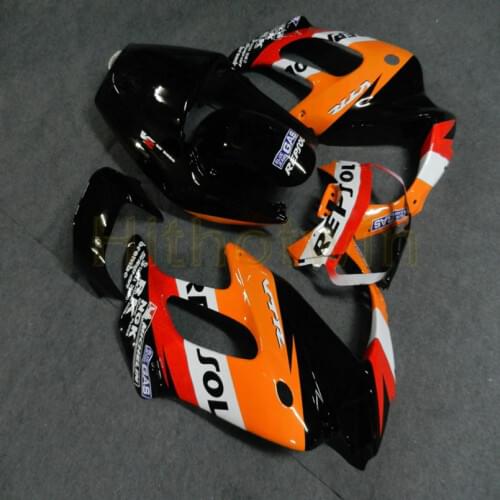Custom motorcycle cowl for VTR1000F 1997 1998 1999 2000 2001 2002 2003 2004 2005 ABS Fairing+5Gifts+orange M2