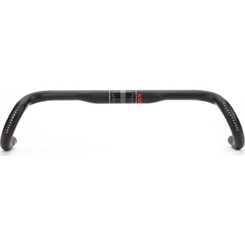 BALUGOE 2022New Carbon Gravel handlebar Big Flare Bar Cycle cross Road Bike handlebar 31.8*380/400/420/440mm carbon bicycle part