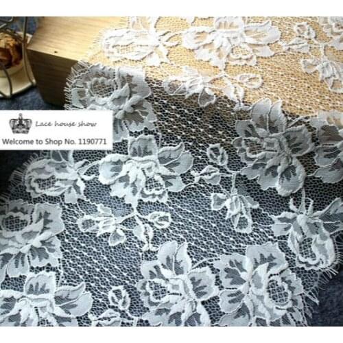 Wide 25CM thick section of the pressure yarn eyelash lace accessories DIY dress wedding dress fashion fabric