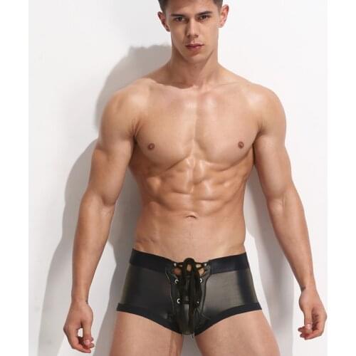 Superbody Men's Leather Briefs