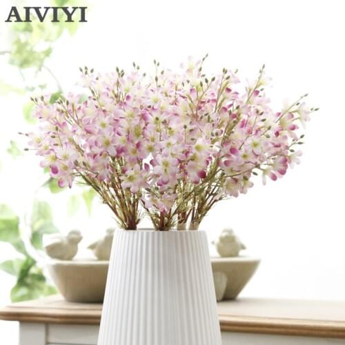 Foreign trade products Artificial winter Jasmine Silk Flower Simulation Daisy Bouquet DIY Wedding Family party Decoration