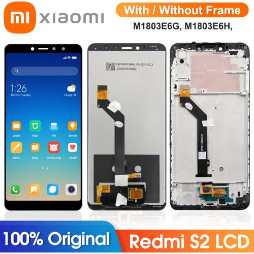 5.99'' Original LCD For Xiaomi Redmi S2 LCD Display Touch Screen Digitizer Assembly Replacement Frame For xiaomi redmi s2 lcd