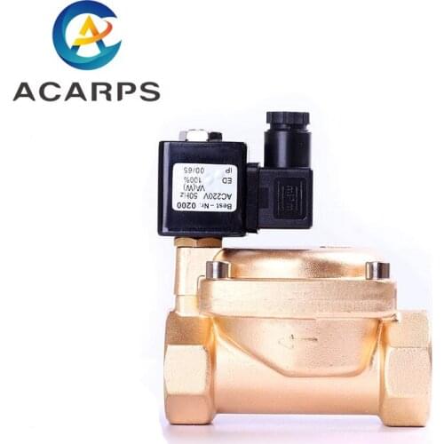 1-1/2" High Pressure 1.6Mpa 0927 Normally Closed Brass Solenoid Valve Pilot Solenoid Valve