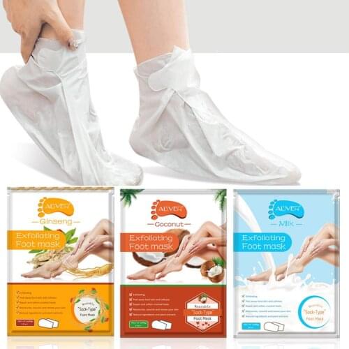 1 Pair Pedicure Feet Mask Multiple Moisturizing Gentle Repair Nourishment Foot Dead Skin Exfoliating Cuticles Peel Off Remover