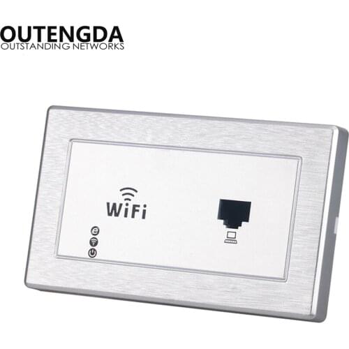 118 American standard in Wall mount Wireless AP Access Point Socket WiFi Range Repeater Extender Router 802.3AF POE Power AC