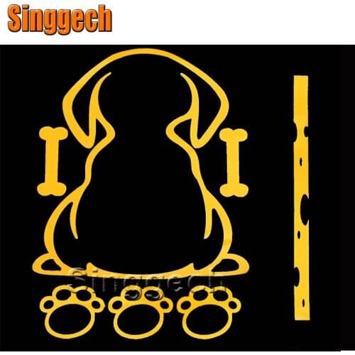 1X Car Styling Window Wiper Dog Sticker For Nissan Qashqai X-TRAIL Juke TIIDA Note Almera March For Fiat 500 Punto Stilo Bravo