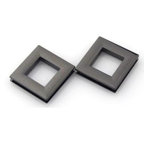 2pcs Metal Square Screw Back Eyelets With Washer Grommets Leather Craft Accessory for Bag Garment Shoe Clothes Jeans Decoration