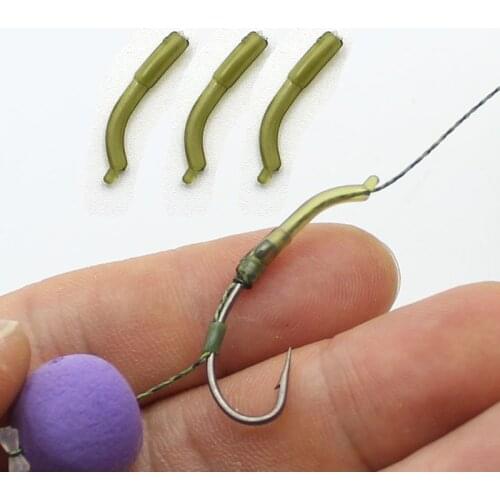 30PCS Carp Fishing Accessories Silicone Rig Tube Line Aligner Anti Tangle Tubing for Carp Chod Rig Fishing Tackle