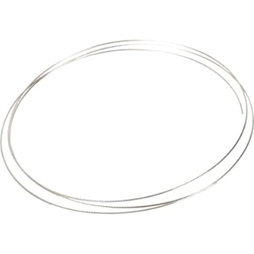 8ft 1.5mm Width Guitar Fretwire for Mandolin Banjo Cigar Box Guitar (Silver)