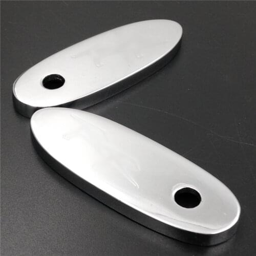 Aftermarket free shipping motorcycle parts Mirror Block Off Plates for Honda CBR 600 900 919 929 954 Fireblade 1000 RR CHROME