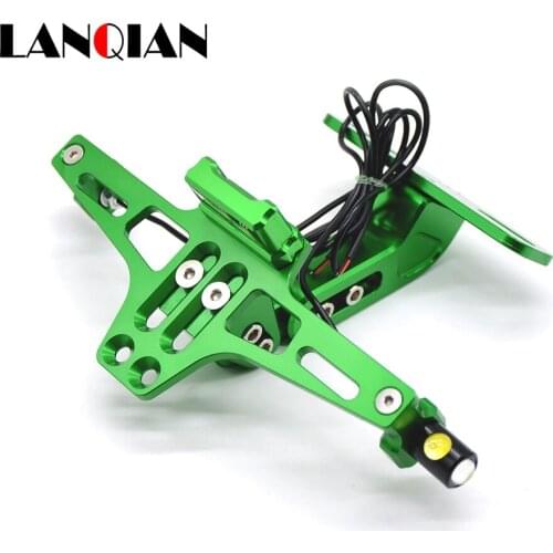 Motorcycle accessories Universal Fender Eliminator License Plate Bracket turn sigal For Kawasaki Zephyr 750 ZX636R z900 z300