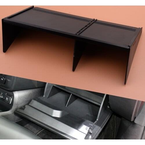 Car Co-pilot Glove Storage Box Insert Divider ABS Black Fit For Jeep Renegade 2015 2016 2017 2018 2019
