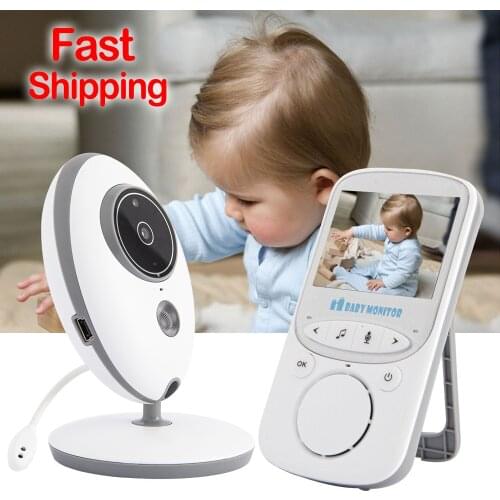 2.4 Inch LCD Audio Video Baby Monitor Radio Nanny Music Intercom IR Portable Wireless Baby Camera Baby Walkie Talkie Babysitter