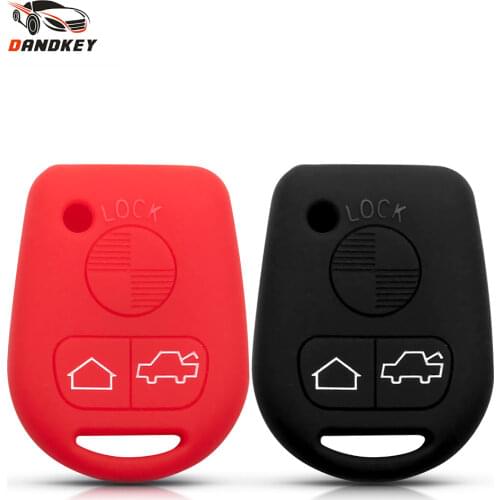 Dandkey Replace Silicone Key Case Cover For BMW X3 X5 M3 530i 330i 330xi E31 E32 E34 E36 E38 E39 E46 Z3 Z4 E90 E60 3 Buttons