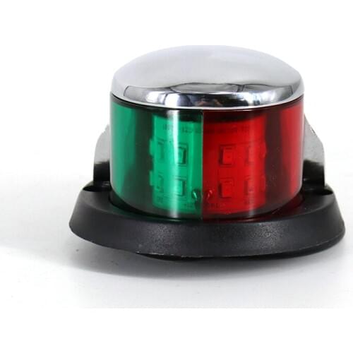 12V24V Boat Marine Yacht Sailing Red Green Bow Navigation LED Warning Light Signal Lamp zinc alloy