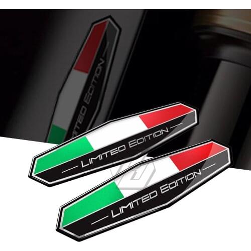 Italy Flag Sticker Italia Limited Edition Decal Case for Aprilia Ducati Monster 696 796 795 821 Panigale 1199 1299 Sticker